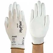 Ansell HyFlex 48-100 White Abrasion-Resistant Handling Gloves